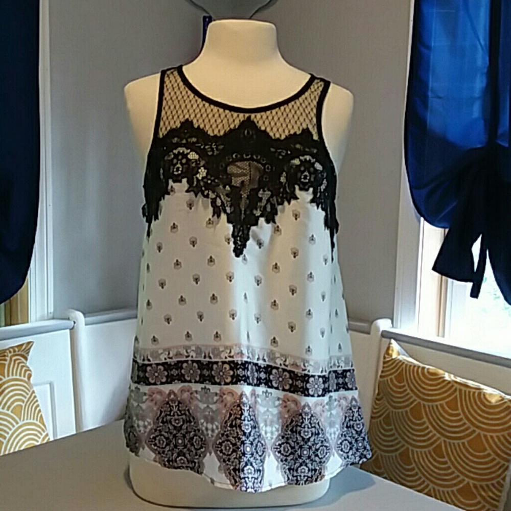 Maurices floral lace camisole  top